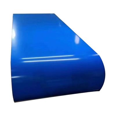 comprare 0.25x1219mm Colore blu Poliestere rivestimento pre-dipinto bobina lamiera di acciaio pre-rivestito fabbricazione online