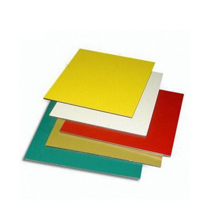 comprare 3003 2,85 mm spessore PVDF foglio di alluminio rivestito a colori per cartellone pubblicitario fabbricazione online