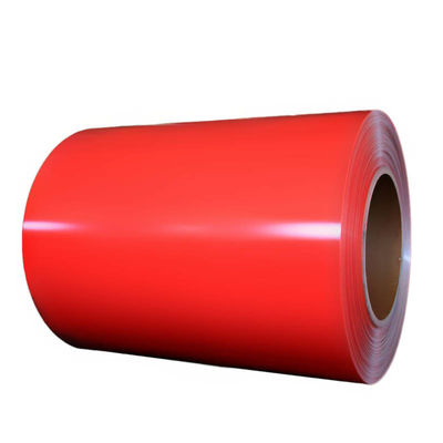 comprare 3003 H24 Colorato rosso Pvdf bobina di foglio di alluminio per parete a tenda fabbricazione online