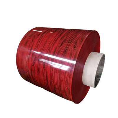comprare 1.2 mm Spessore imitazione bobina di alluminio rivestita con rulli di legno fabbricazione online
