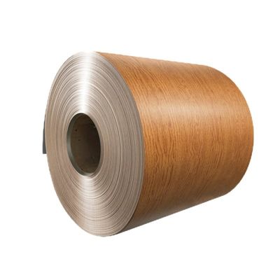 comprare Legno di pino Colore rivestito di grano bobina di alluminio Tessitura di legno Materiale di alluminio fabbricazione online