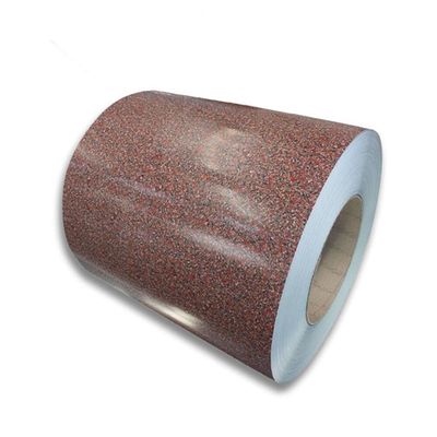 Zinc Coating Z30-Z275GSM Color Coated Steel Coil Superficie rugosa