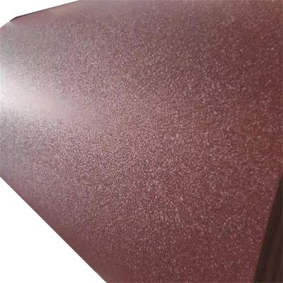 25-1500 mm larghezza bobine in acciaio rivestite di colore con superficie rugosa