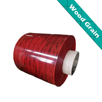 3003 bobina di alluminio di grano di legno lamiera di alluminio di legno per il pannello di un armadio da cucina