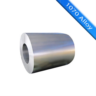 1070 bobina di alluminio puro Rollo di alluminio in lega H12 / H14 / H16 Temperature