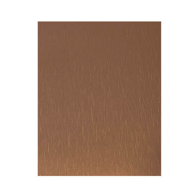 Eccellente proprietà decorativa Superficie spazzolata Colorato Rivestito di bobina di alluminio